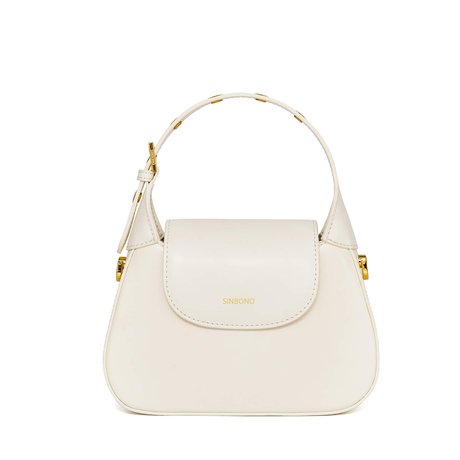 SINBONO Alice Top Handle Crossbody Bag White