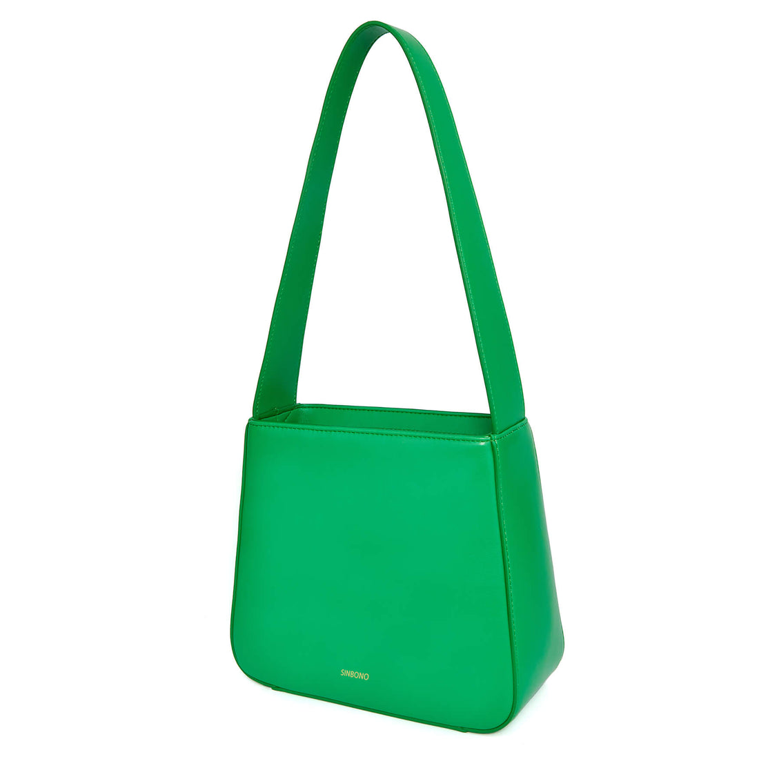 SINBONO Women Shoulder Square Bag Grass Green - Vegan Leather Shoulder Bag