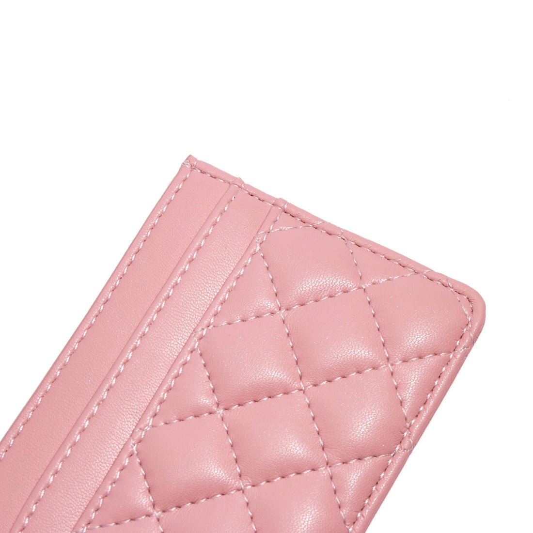 SINBONO Luxury Business Card Case Holder Pink - Cruelty Free Leather Purse