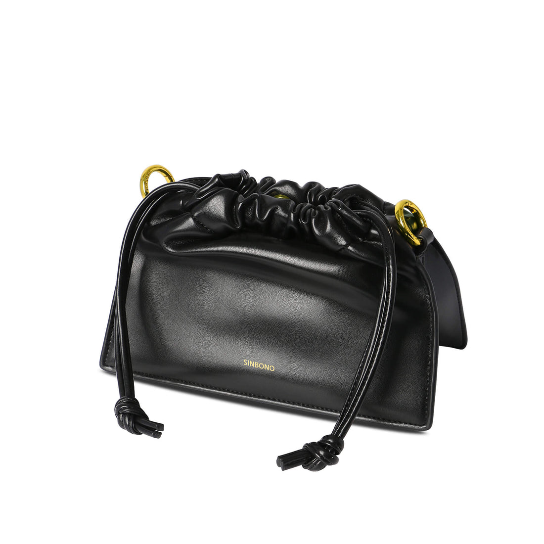 SINBONO Drawstring Handbag Black