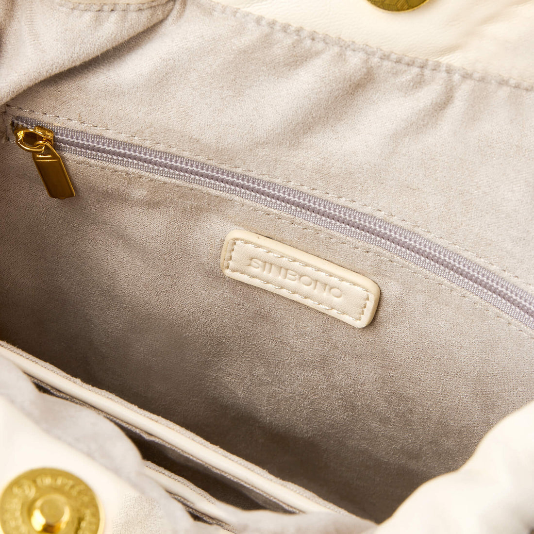 SINBONO Julia Drawstring Crossbody Bag Ivory