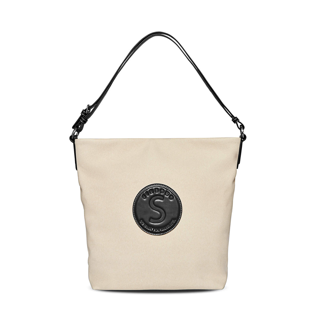 SINBONO Lulu Hobo Tote Bag  Ivory&Black