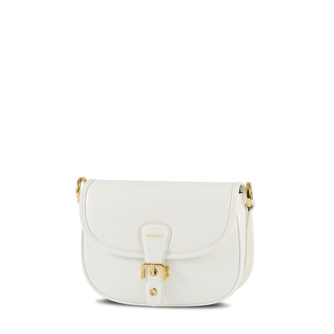 SINBONO Medium Fiona Vegan Handbags White