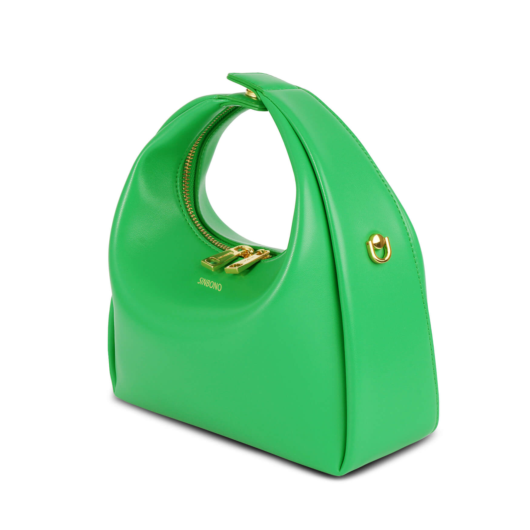 SINBONO Vienna Medium-Sized Grass Green Vegan Leather Purses