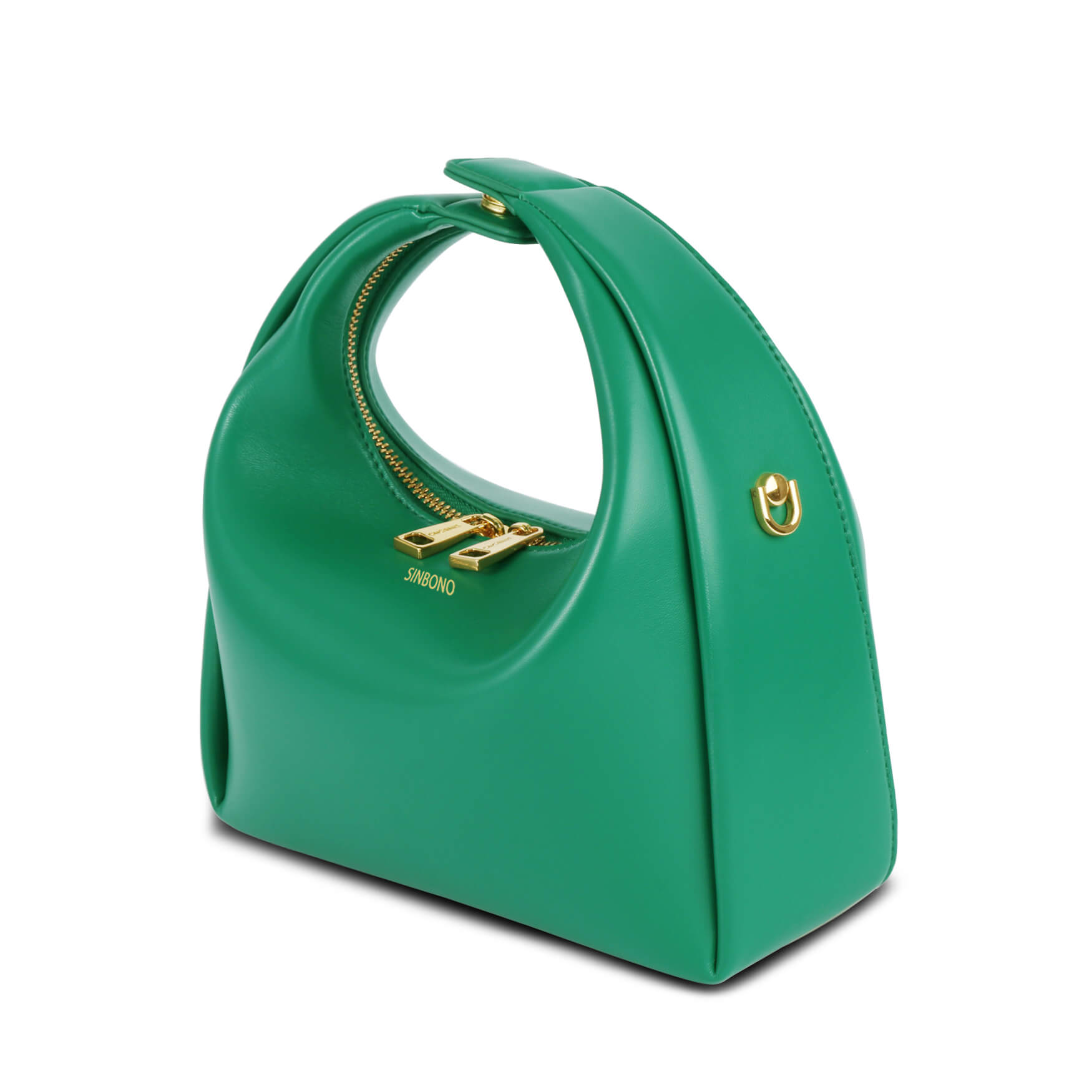 SINBONO Vienna Medium-Sized Green Vegan Leather Purses