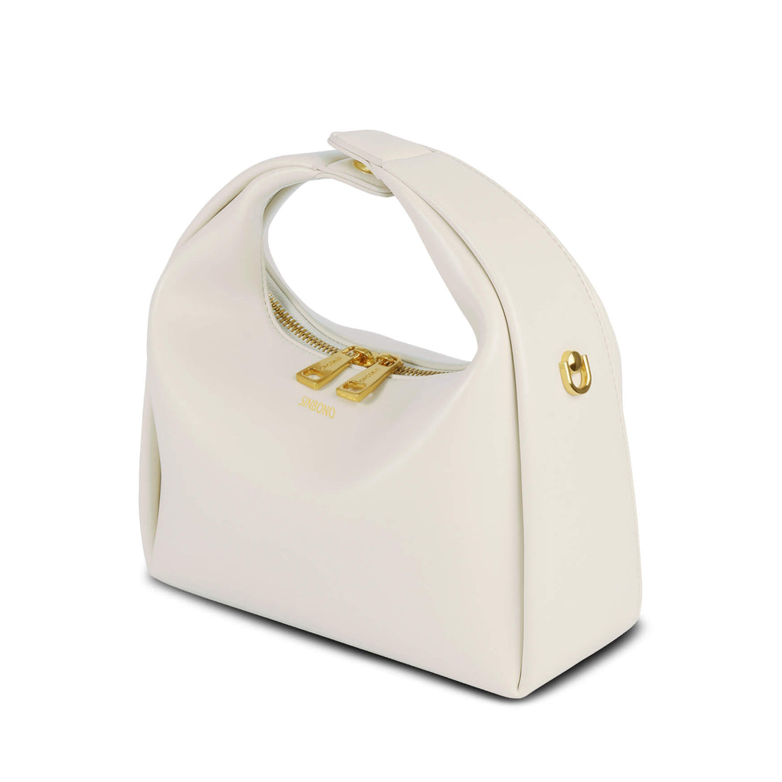 SINBONO Medium Vienna Top Handle Crossbody Bag Ivory