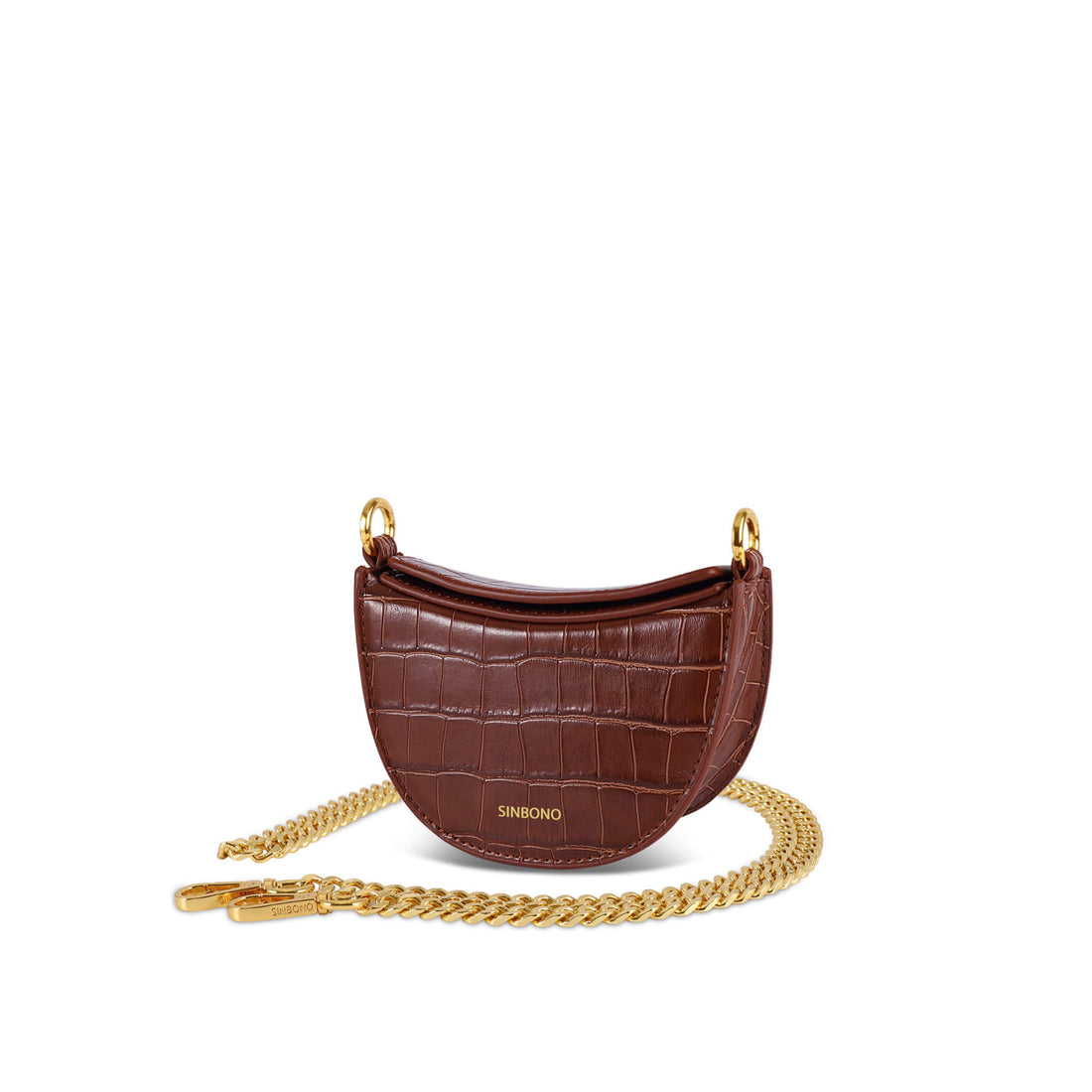 SINBONO Mini Kace Crossbody Bag Brown