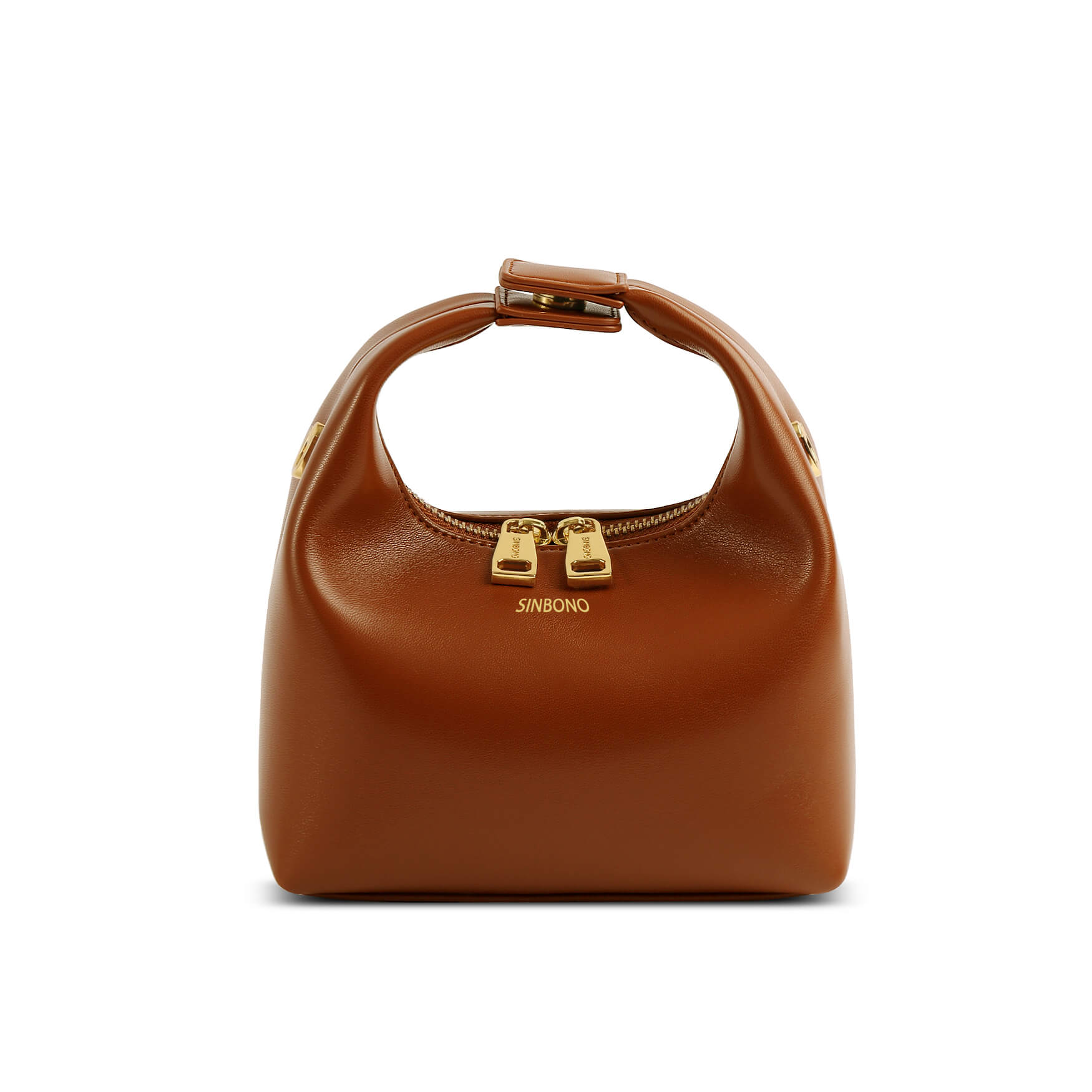 SINBONO Vienna Brown Leather Handbags -Vegan Leather Women Bag