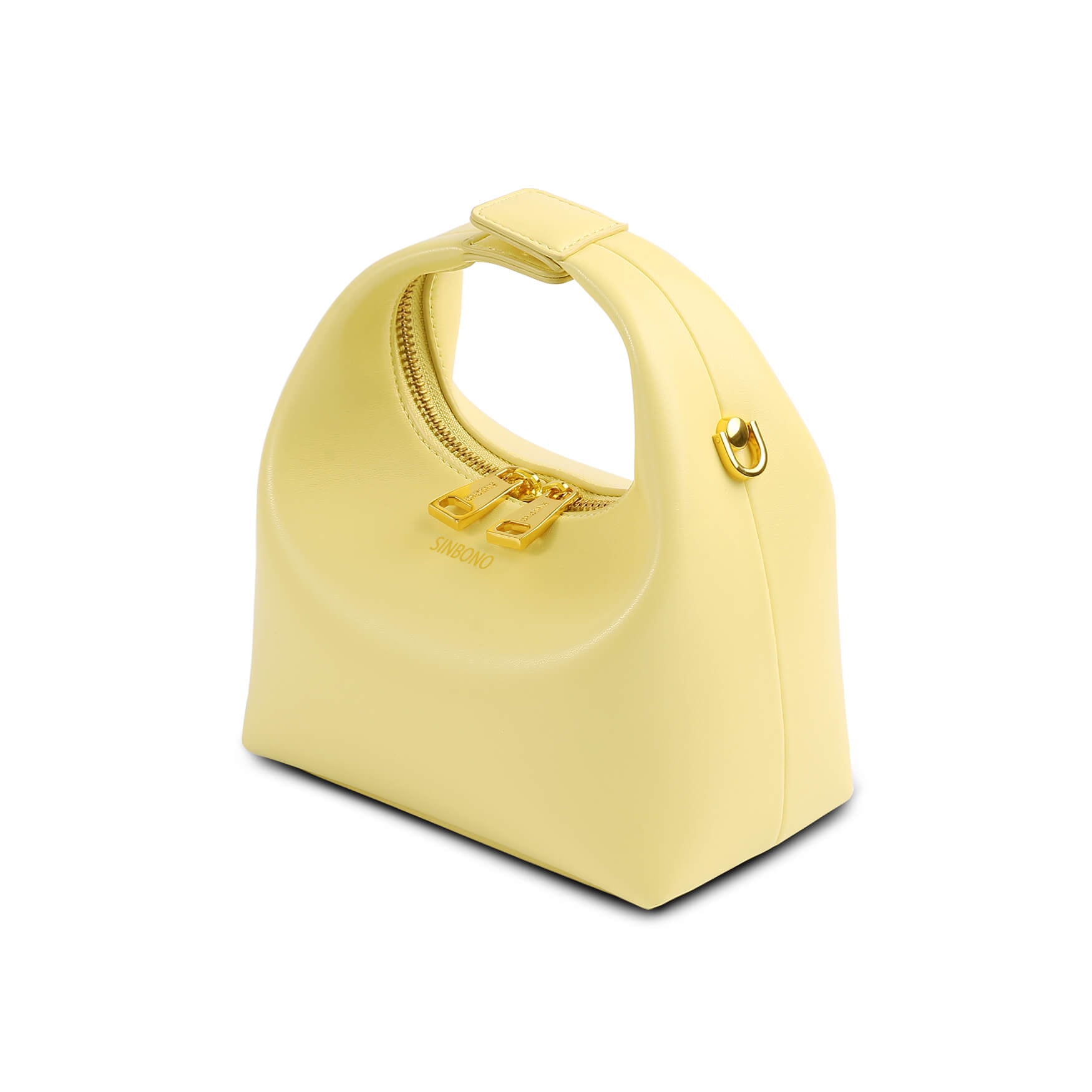 SINBONO Vienna Light Yellow Leather Handbags -Vegan Leather Women Bag