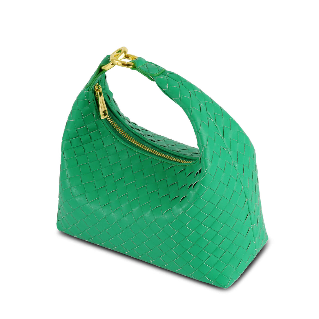 SINBONO Green Braided Shoulder Bag