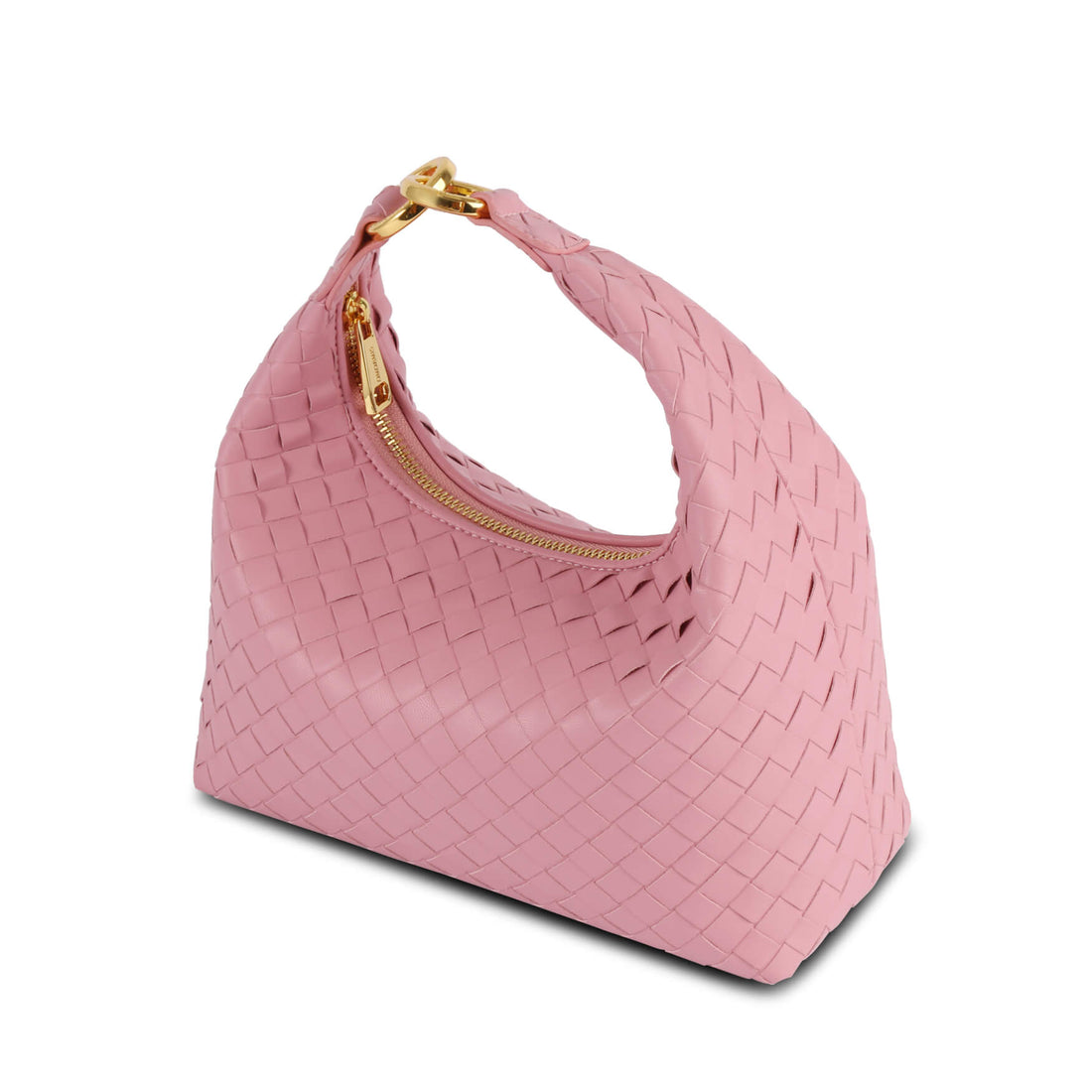 SINBONO Vienna Pink Shoulder Bag with Golden Strap