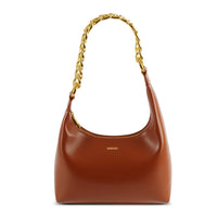 SINBONO Brown Leather Crossbody Shoulder Purse-Designed in USA 