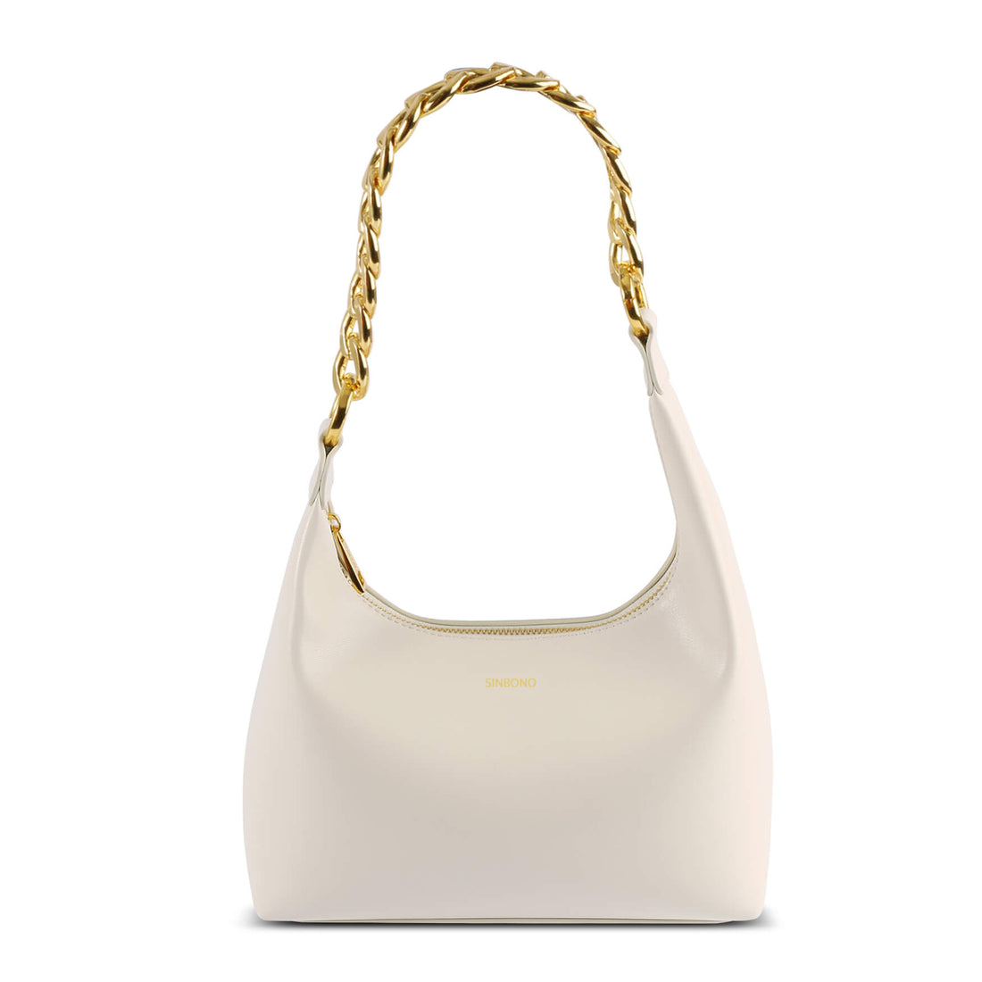 SINBONO Vienna Ivory Shoulder Bag-Made from Soft Leather 