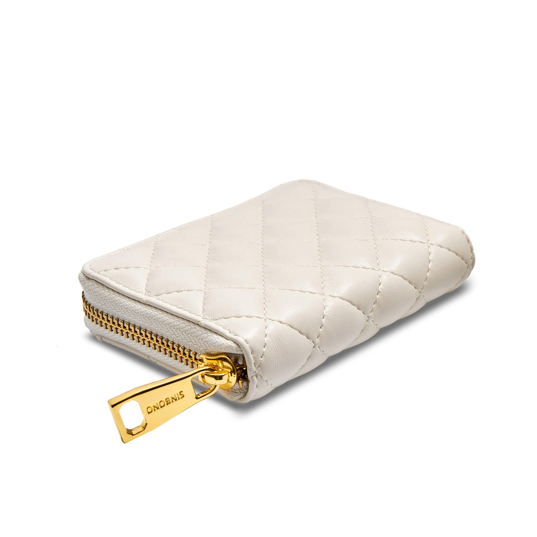 SINBONO Zip Card Holder Ivory