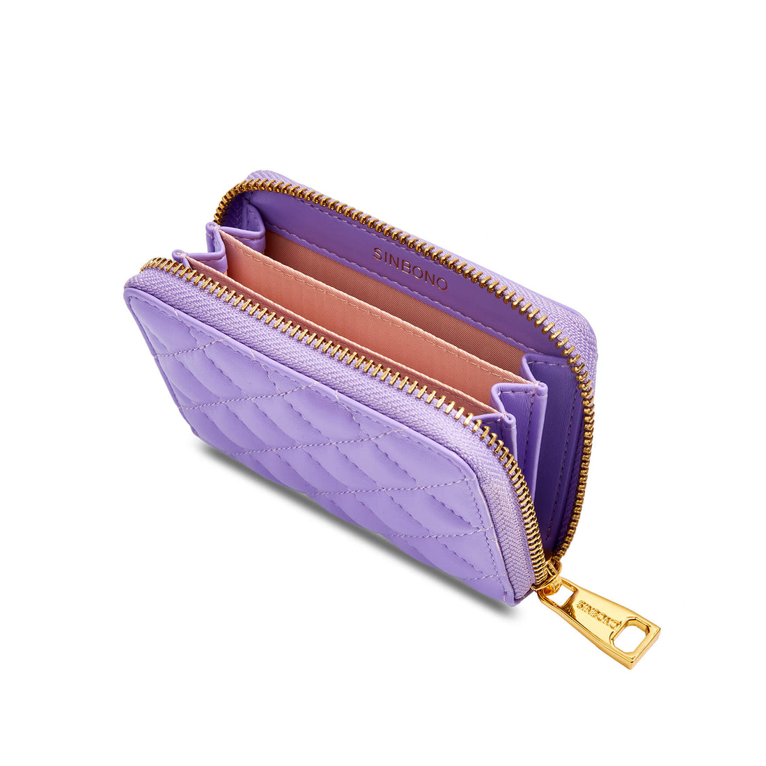 SINBONO Zip Card Holder - Top Leather Card Holder