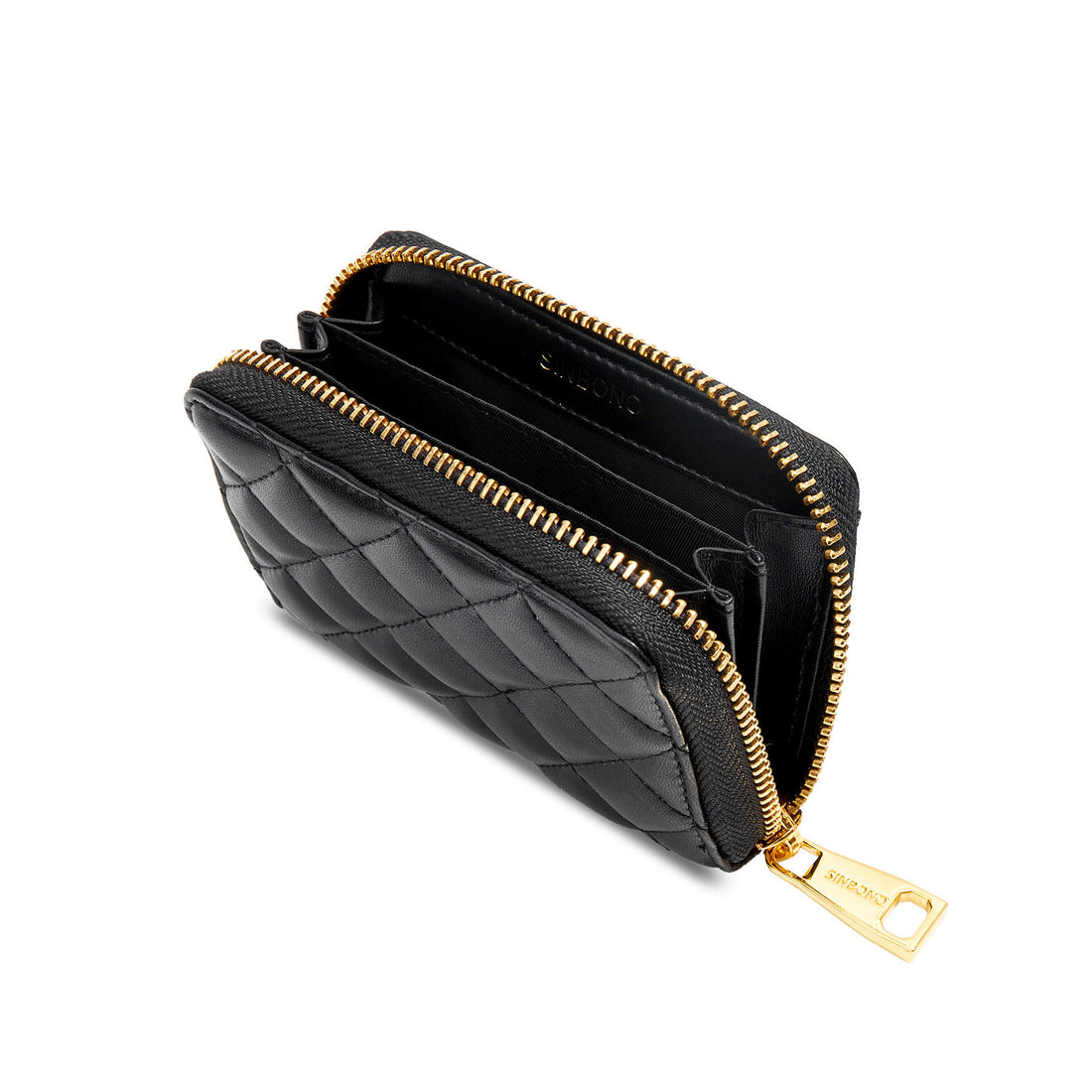 SINBONO Zip Card Holder Black